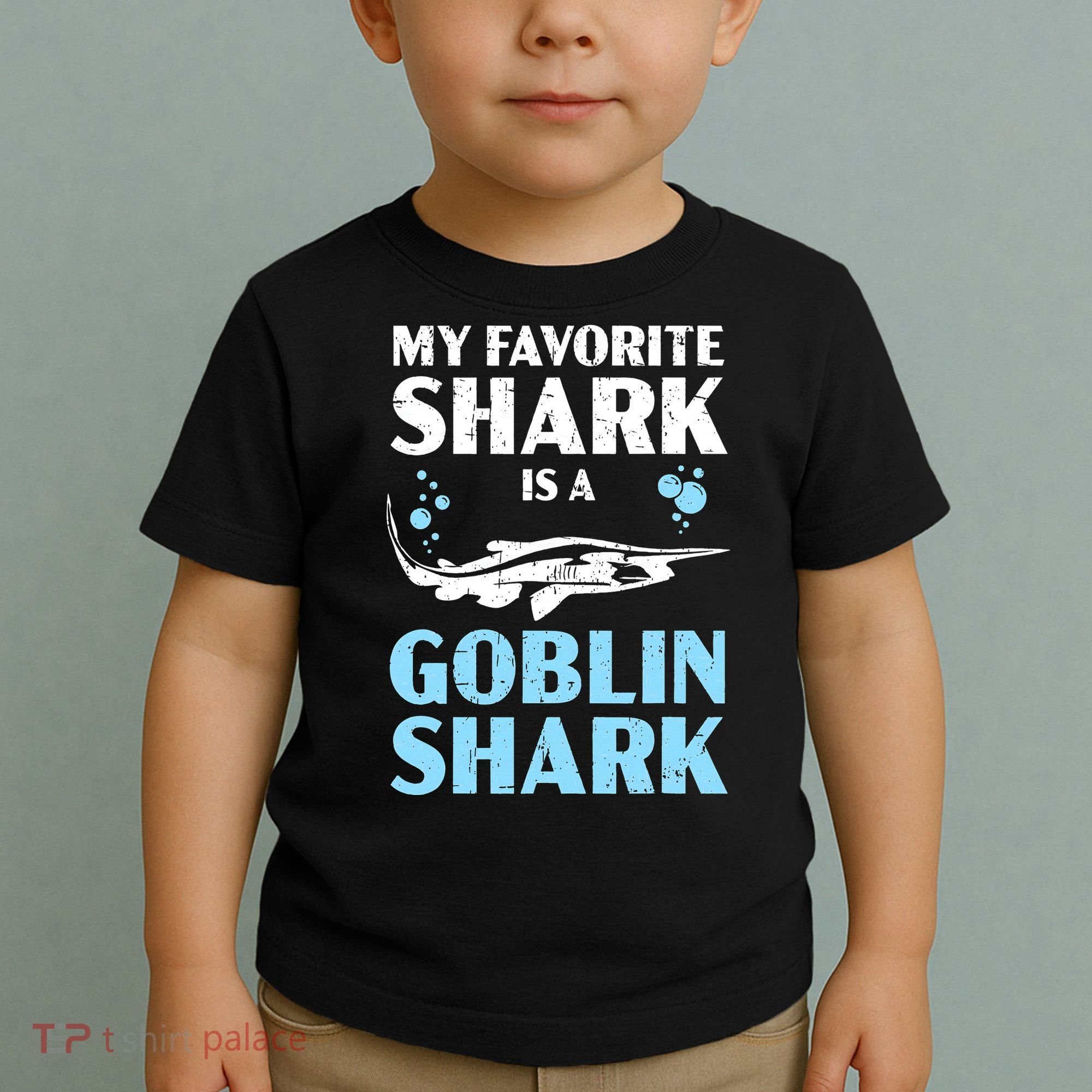 My Favorite Shark Is A Goblin Shark Animal Lover Toddler T-Shirt
