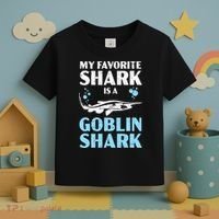 My Favorite Shark Is A Goblin Shark Animal Lover Toddler T-Shirt thumb 3