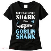 My Favorite Shark Is A Goblin Shark Animal Lover Women's T-Shirt thumb 0