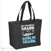 My Favorite Shark Is A Goblin Shark Animal Lover Tote Bag thumb 2