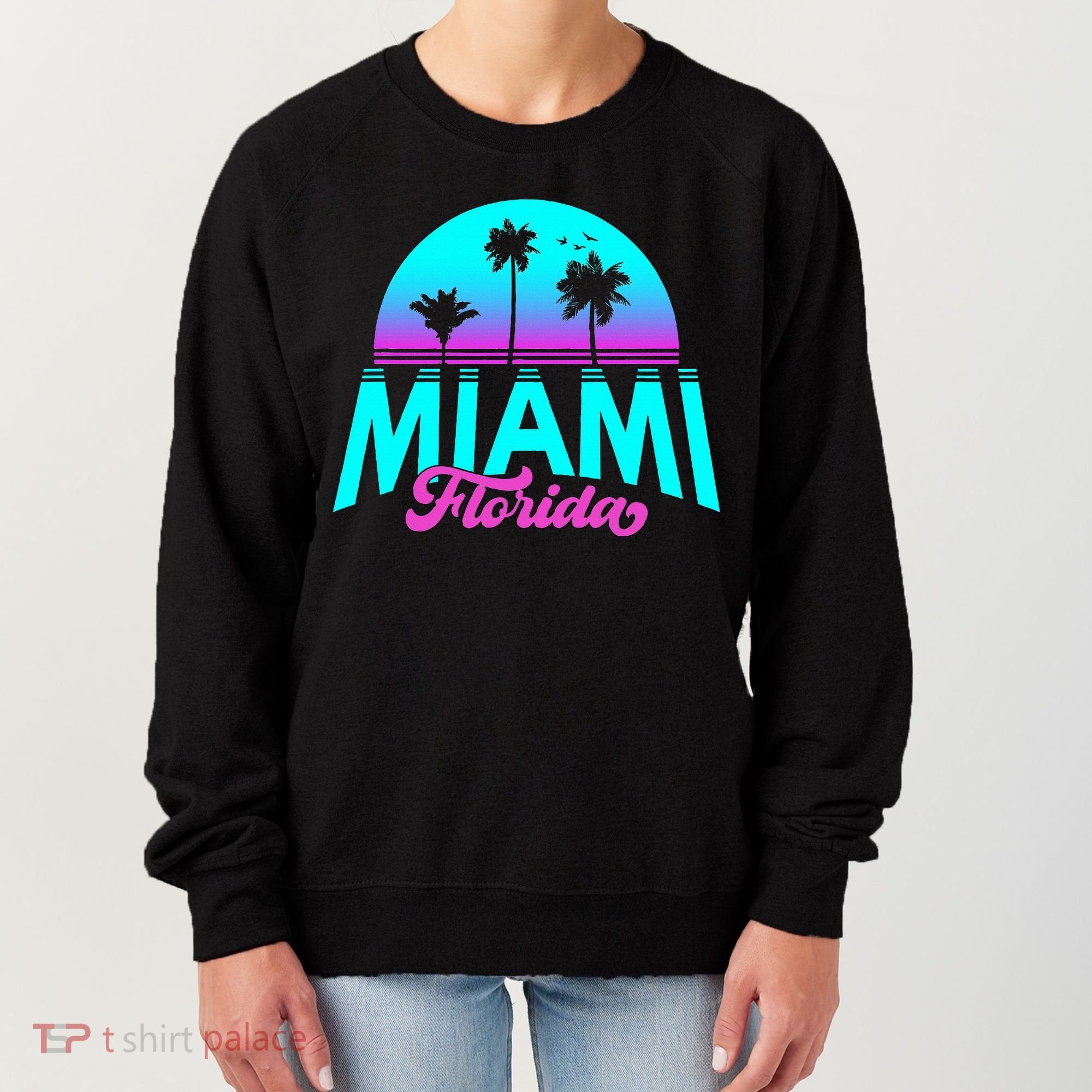 Miami Florida Sunset Women's Sweatshirt