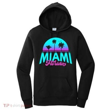 Miami Florida Sunset Women's Hoodie