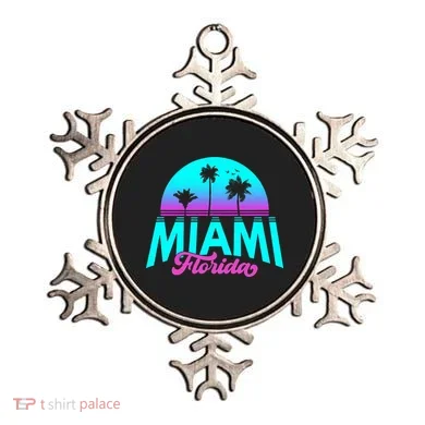 Miami Florida Sunset Ornament