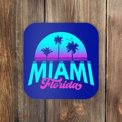 Miami Florida Sunset Coaster