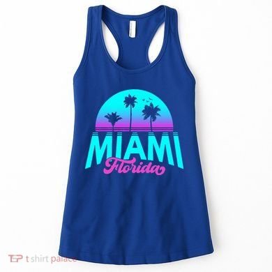 Miami Florida Sunset Women's Tank Top