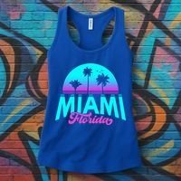 Miami Florida Sunset Women's Tank Top thumb 3