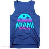Miami Florida Sunset Tank Top thumb 0