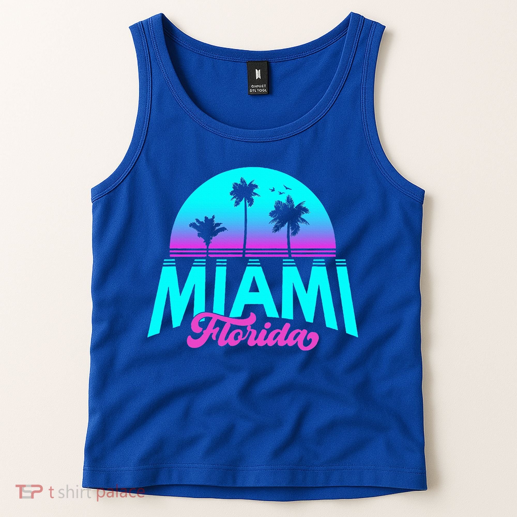 Miami Florida Sunset Tank Top