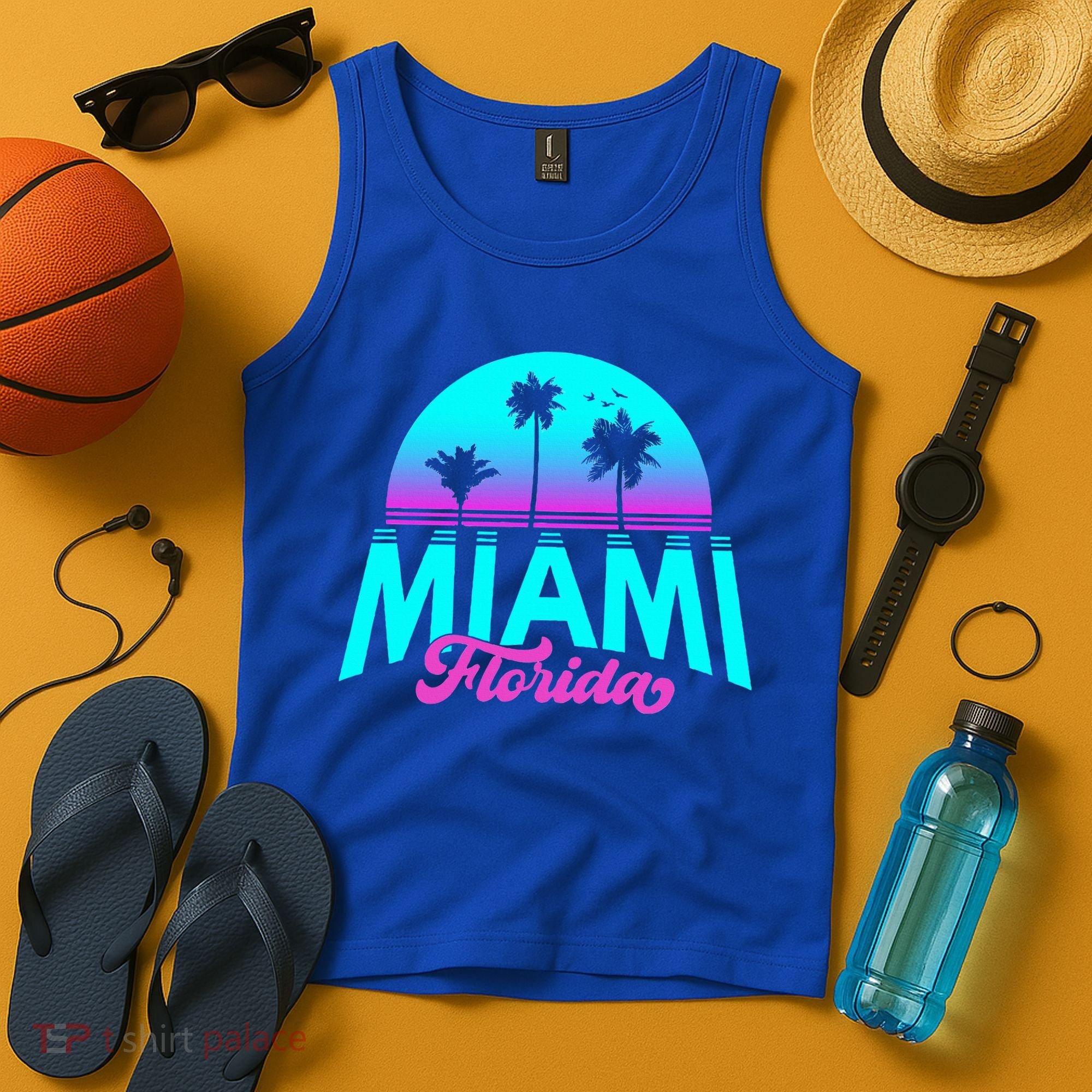 Miami Florida Sunset Tank Top