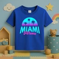 Miami Florida Sunset Toddler T-Shirt thumb 3