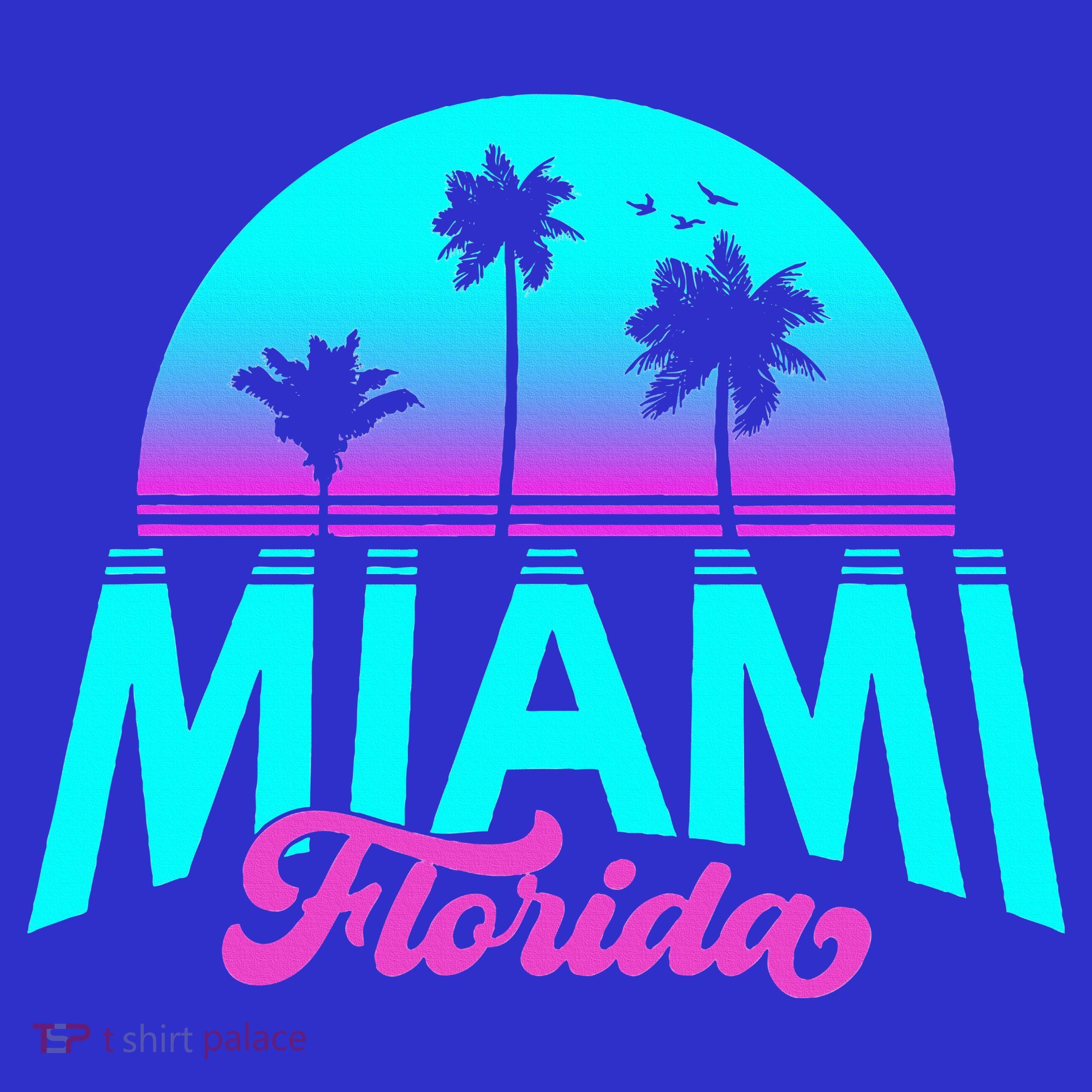 Miami Florida Sunset Women's Long Sleeve Shirt