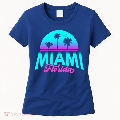 Miami Florida Sunset Women's T-Shirt