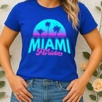 Miami Florida Sunset Women's T-Shirt thumb 2