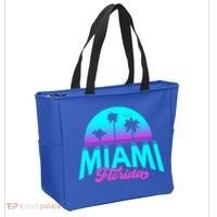 Miami Florida Sunset Tote Bag thumb 2