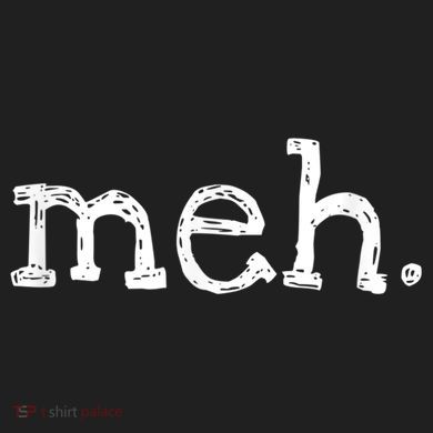 Meh Funny Sarcastic District V.I.T. Heavyweight Hoodie