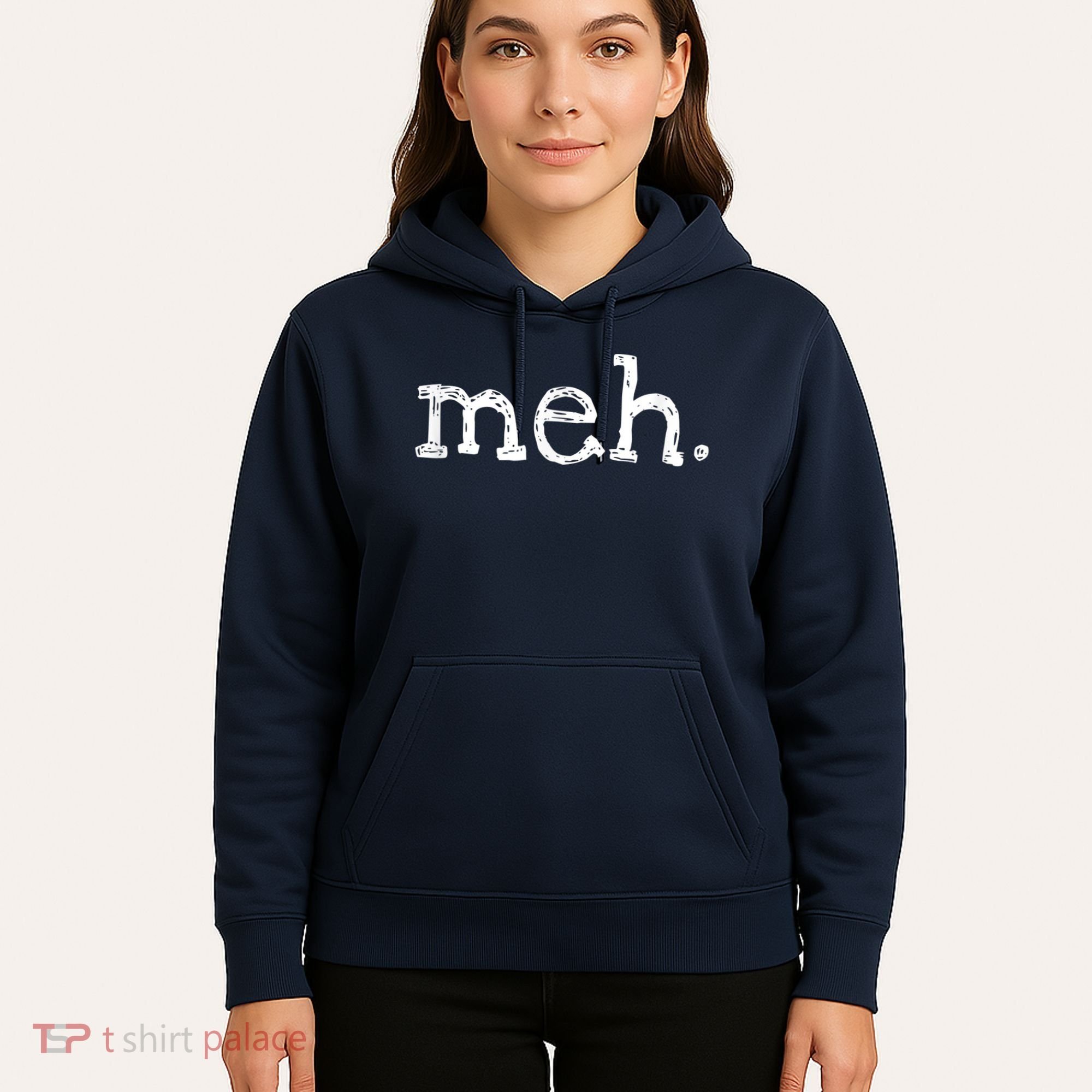 Meh Funny Sarcastic Hoodie