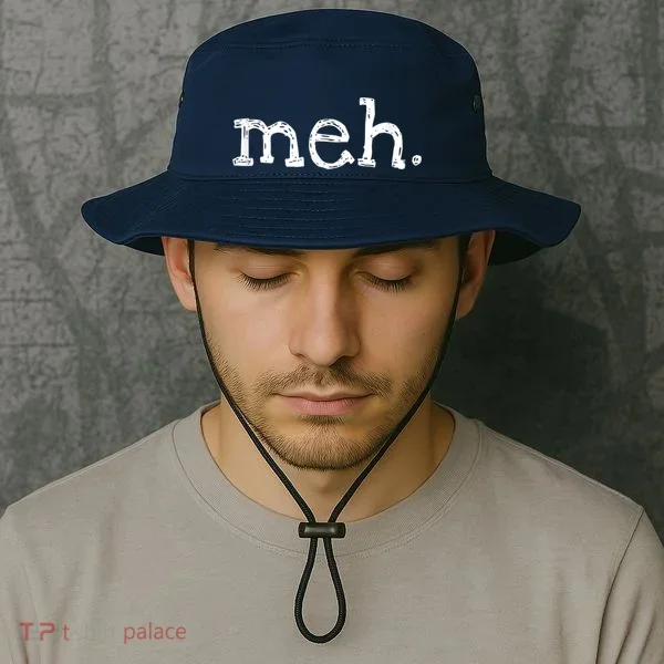 Meh Funny Sarcastic Bucket Hat