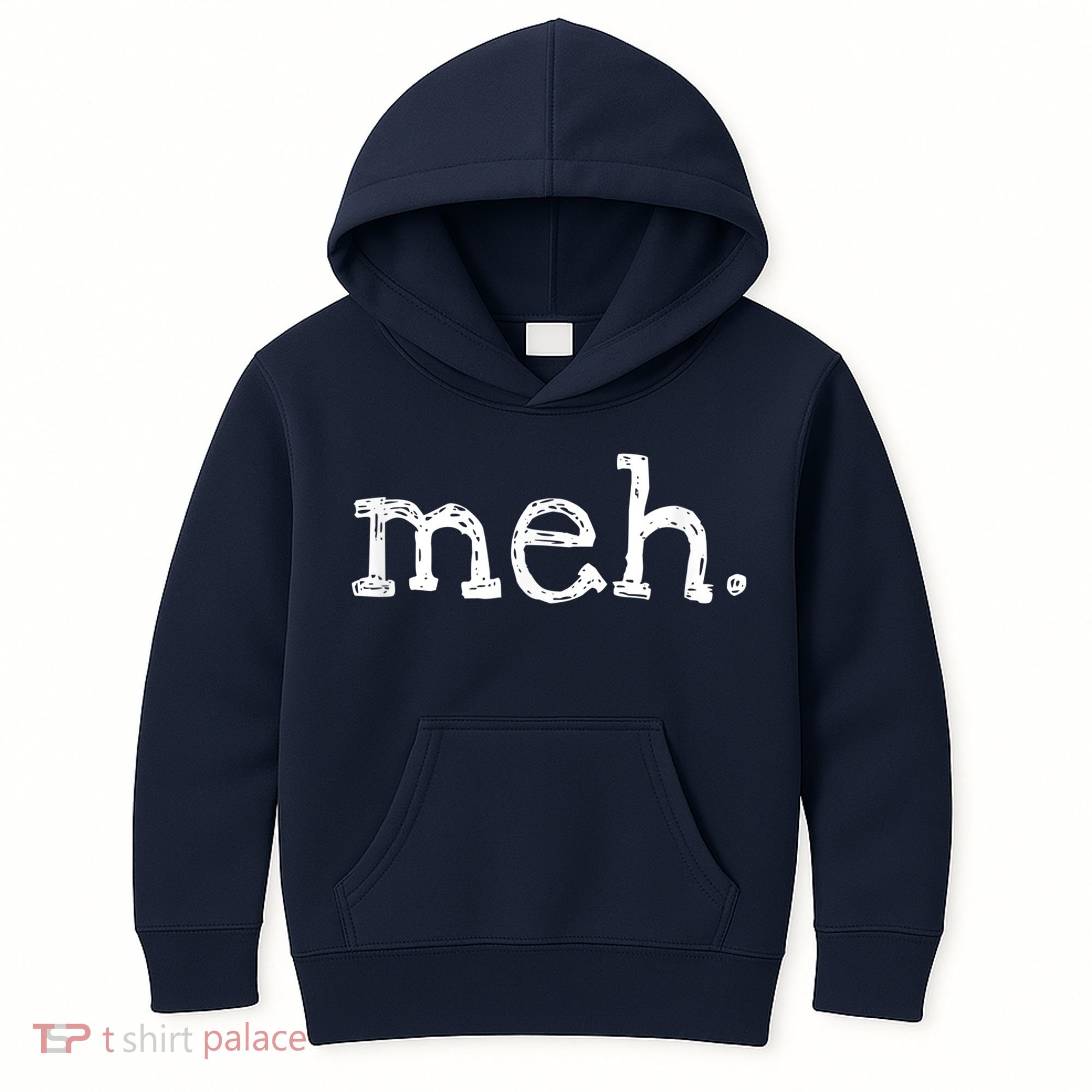 Meh Funny Sarcastic Kids Hoodie