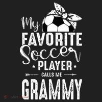 My Favorite Soccer Player Calls Me Grammy Beanie thumb 2