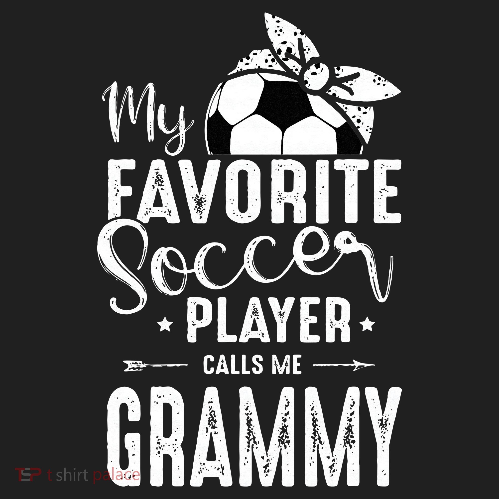 My Favorite Soccer Player Calls Me Grammy Golf Towel