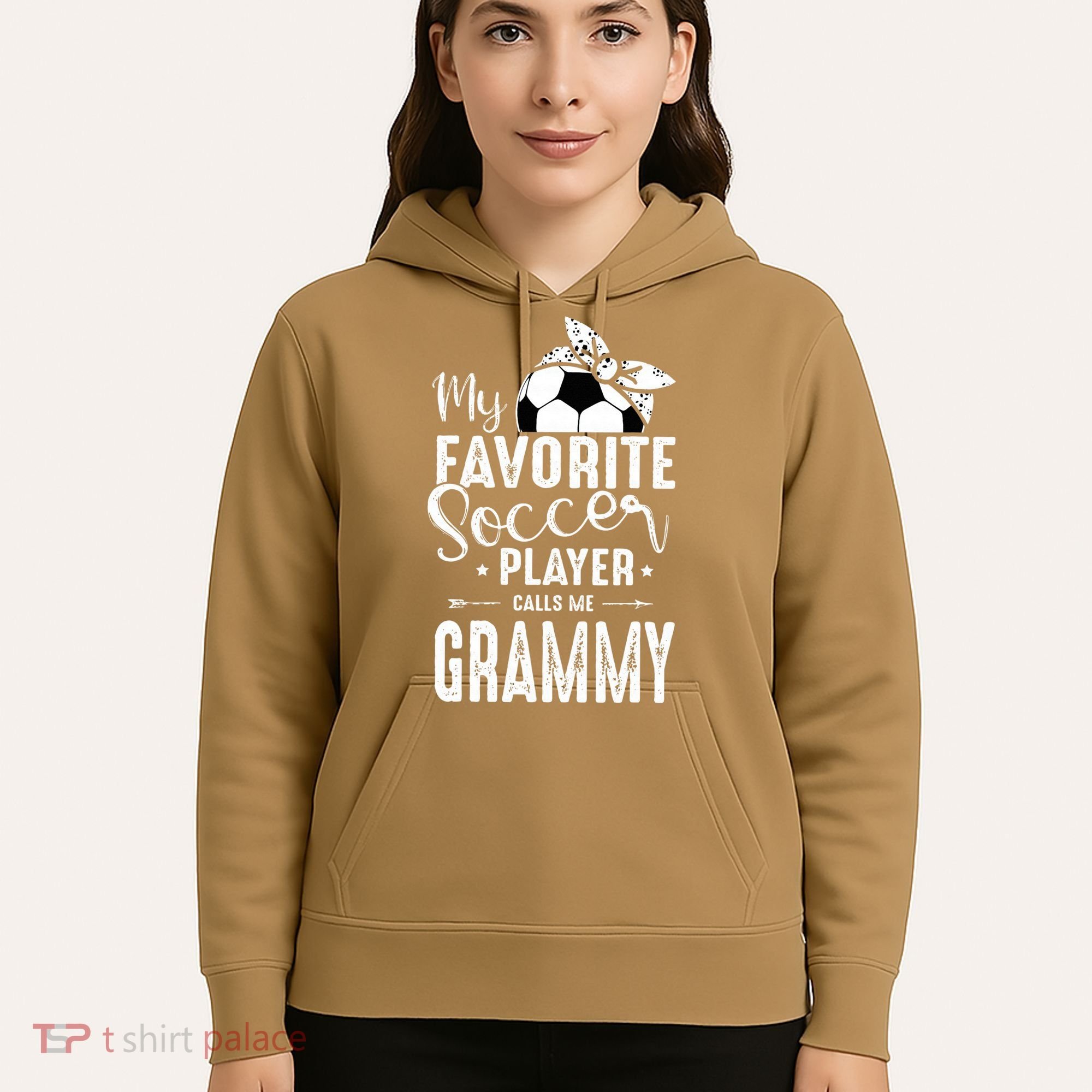 My Favorite Soccer Player Calls Me Grammy Hoodie