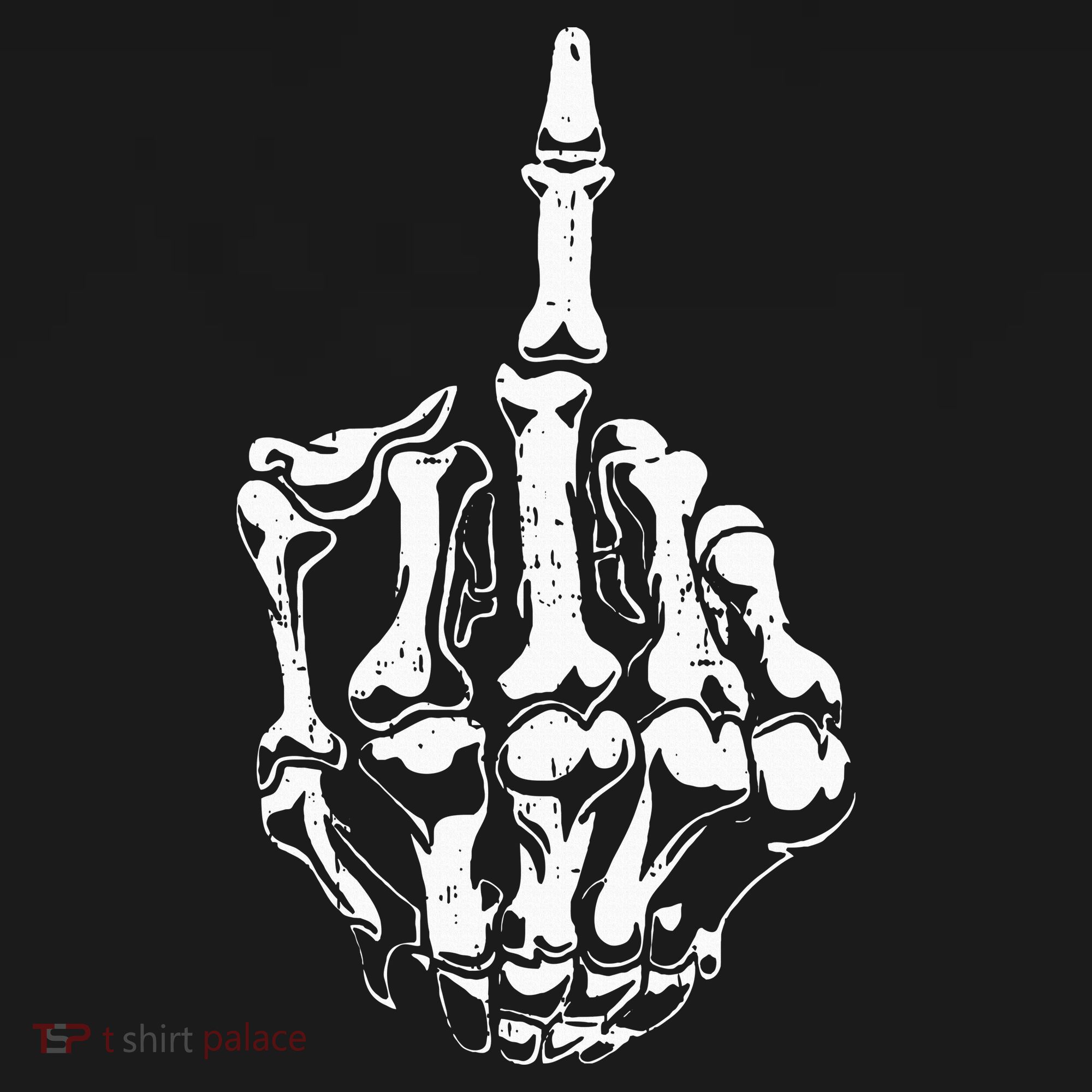 Middle Finger Skeleton Hand Halloween Costume for Adults Apron