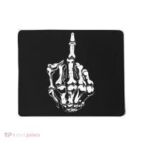 Middle Finger Skeleton Hand Halloween Costume for Adults Mousepad thumb 0