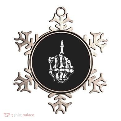 Middle Finger Skeleton Hand Halloween Costume for Adults Ornament