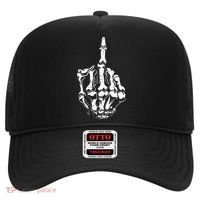 Middle Finger Skeleton Hand Halloween Costume for Adults Hat thumb 0