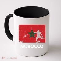 Morocco Flag Soccer Football Jersey Morocco Fan Coffee Mug thumb 0