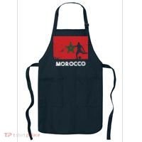Morocco Flag Soccer Football Jersey Morocco Fan Apron thumb 0