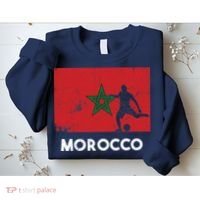 Morocco Flag Soccer Football Jersey Morocco Fan Sweatshirt thumb 2