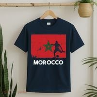 Morocco Flag Soccer Football Jersey Morocco Fan T-Shirt thumb 2