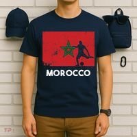 Morocco Flag Soccer Football Jersey Morocco Fan T-Shirt thumb 6