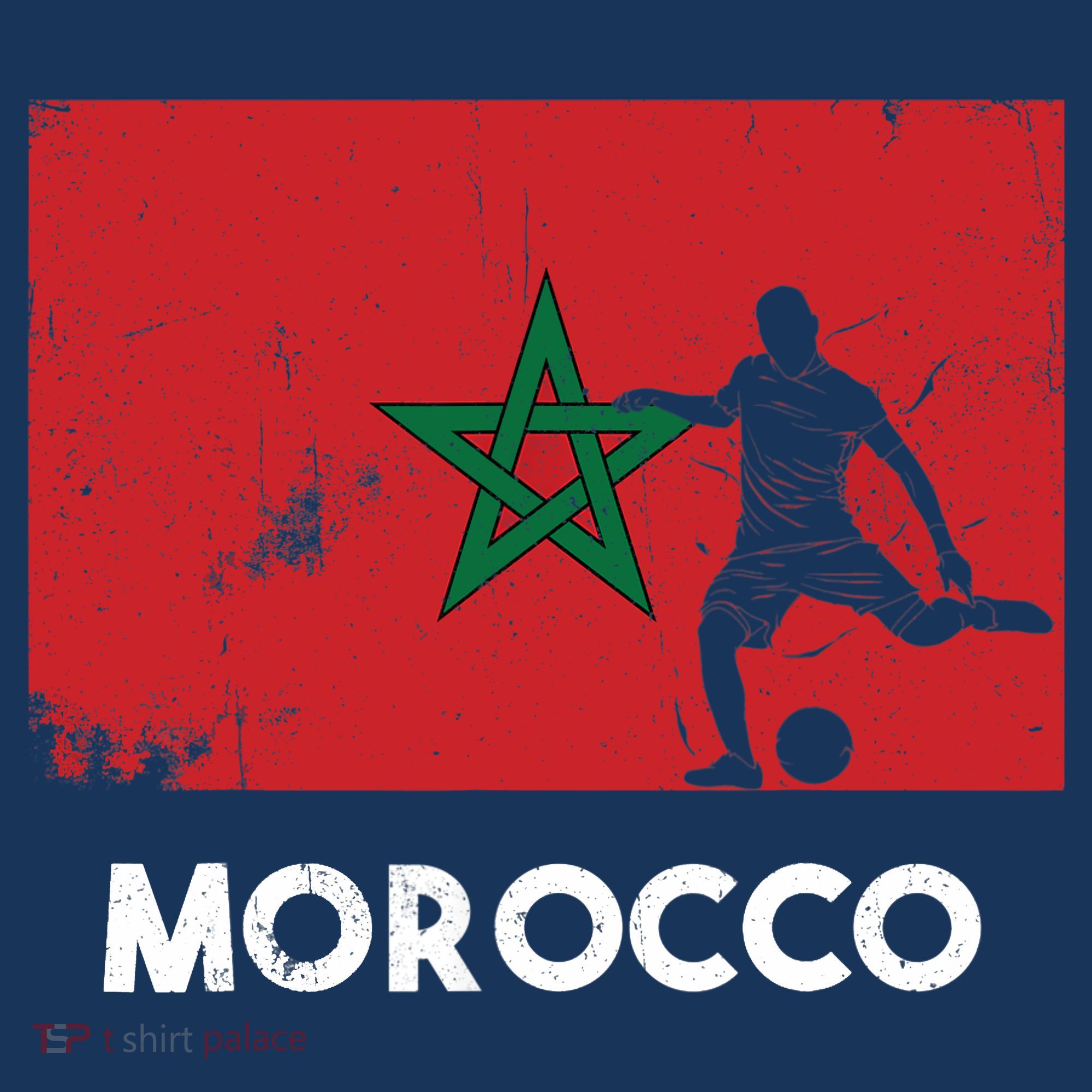 Morocco Flag Soccer Football Jersey Morocco Fan Women's Hoodie
