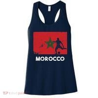Morocco Flag Soccer Football Jersey Morocco Fan Women's Tank Top thumb 0