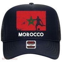 Morocco Flag Soccer Football Jersey Morocco Fan Hat thumb 0