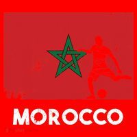 Morocco Flag Soccer Football Jersey Morocco Fan Santa Hat thumb 1