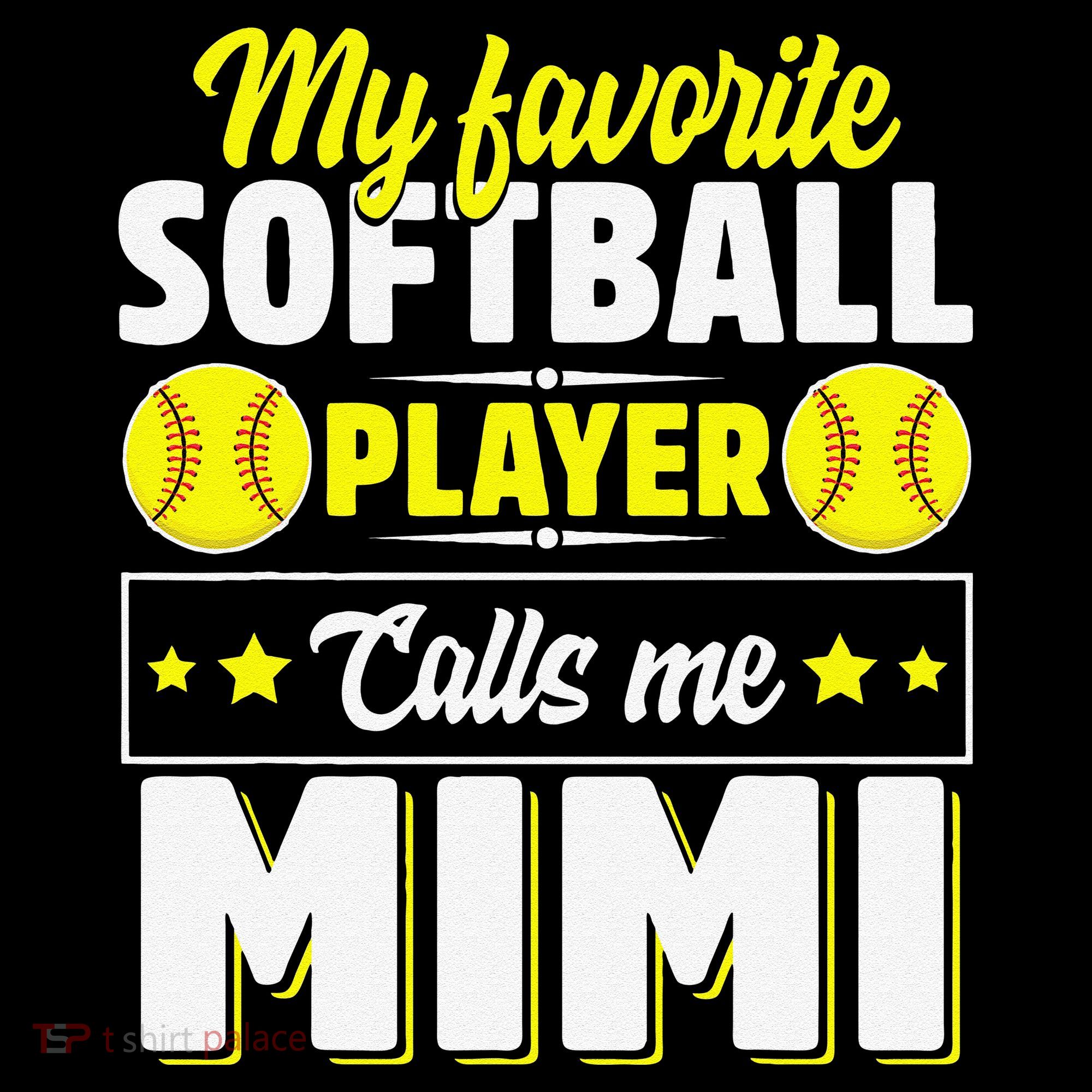 My Favorite Softball Player Calls Me Mimi Mother's DayGift Coffee Mug