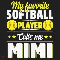 My Favorite Softball Player Calls Me Mimi Mother's DayGift Tumbler thumb 3