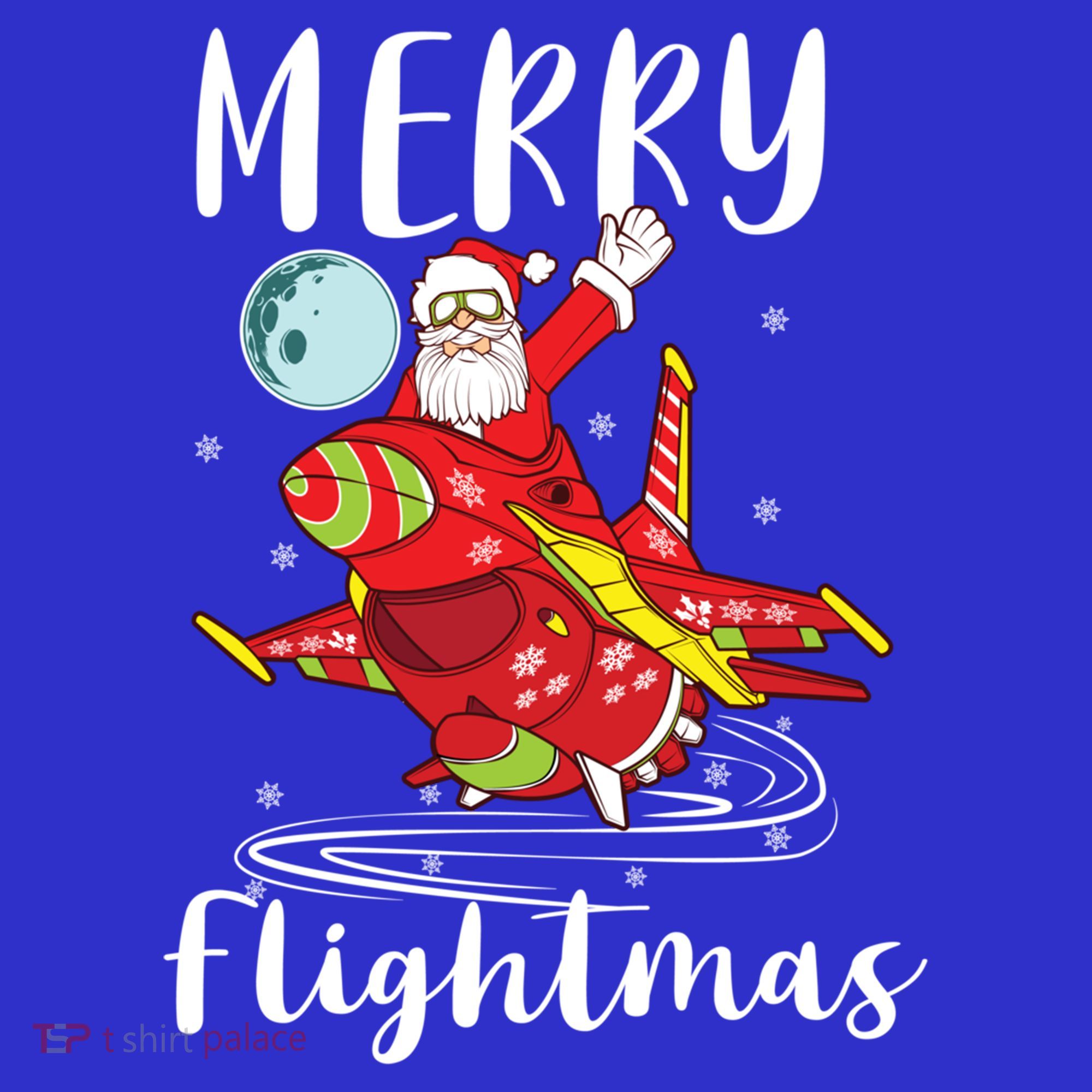 Merry Flightmas Santa Claus Pilot Flying Airplane Aviation Cool Gift Visor