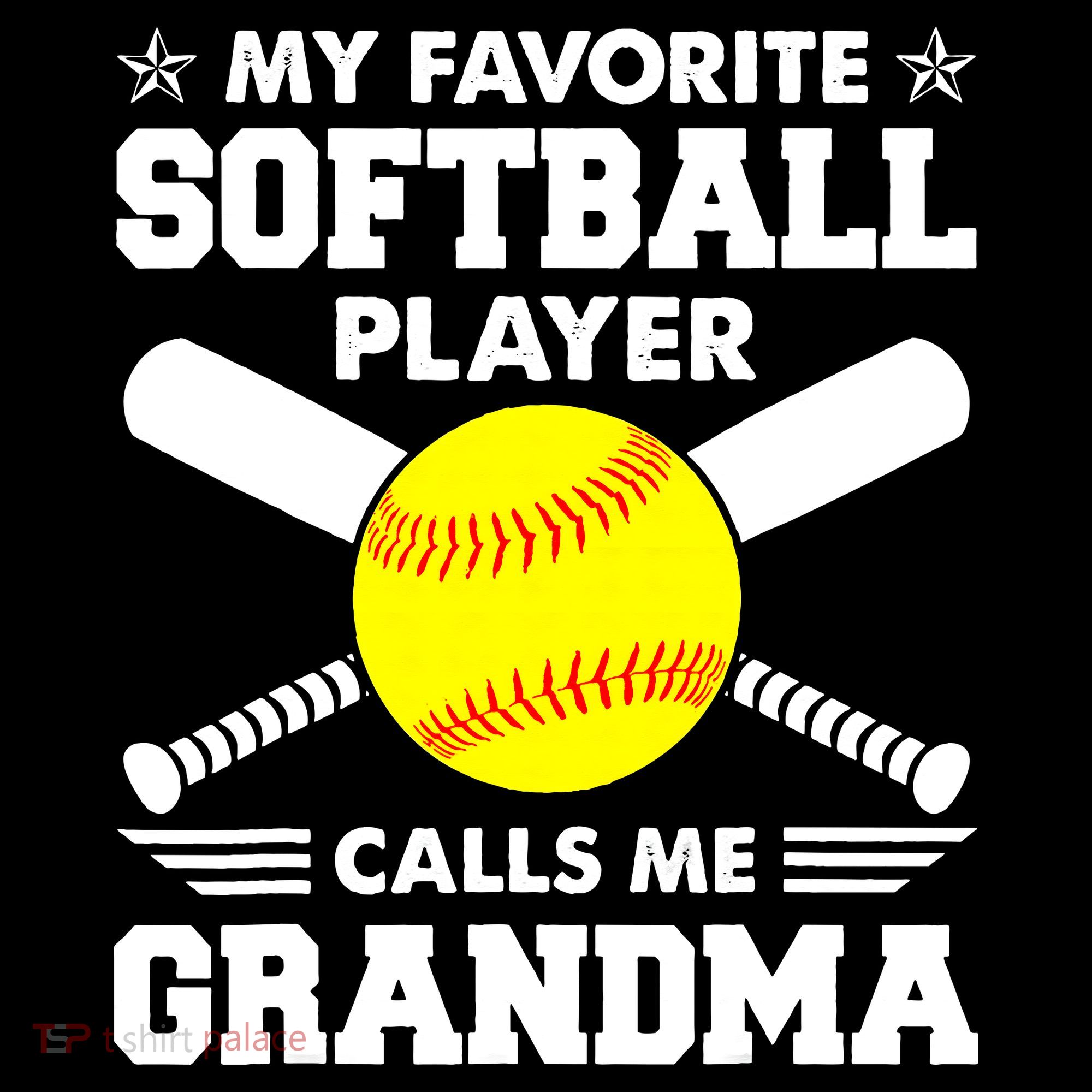 My Favorite Softball Player Calls Me Grandma Funny Women's Hoodie