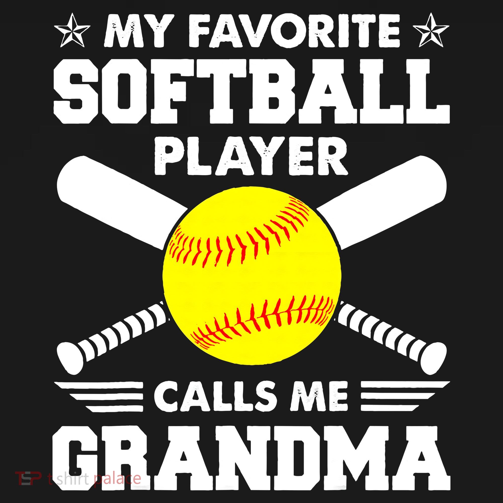 My Favorite Softball Player Calls Me Grandma Funny Women's Tank Top