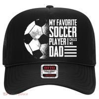 My Favorite Soccer Player Calls Me Dad Funny Soccer Great Gift Hat thumb 0
