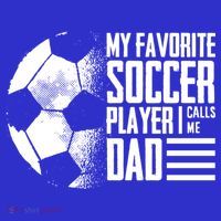 My Favorite Soccer Player Calls Me Dad Funny Soccer Great Gift Visor thumb 3