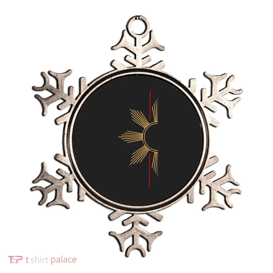 Minimalist Filipino Sun Ornament