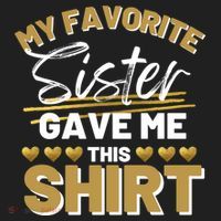 My Favorite Sister Gave Me This Cute Gift 24oz Duet Stainless Steel Tumbler thumb 2