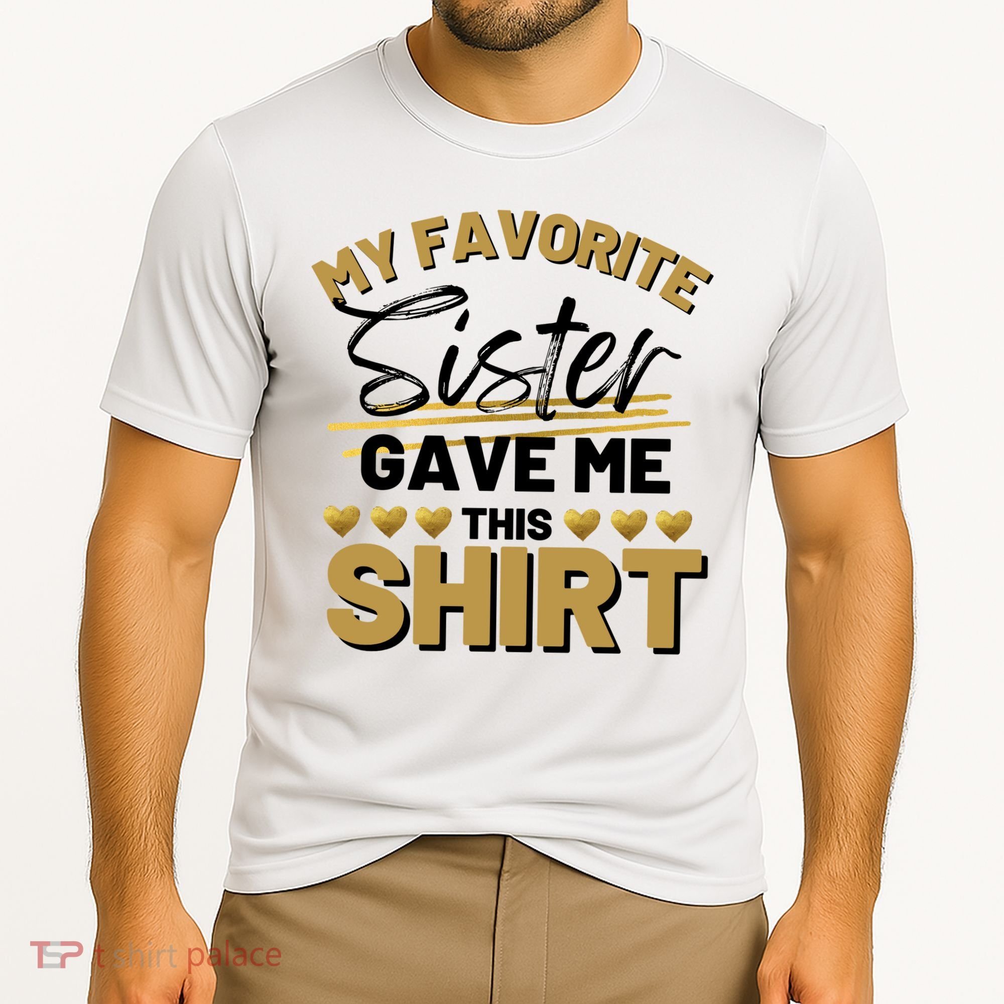 My Favorite Sister Gave Me This Cute Gift Cooling Performance Crew T-Shirt