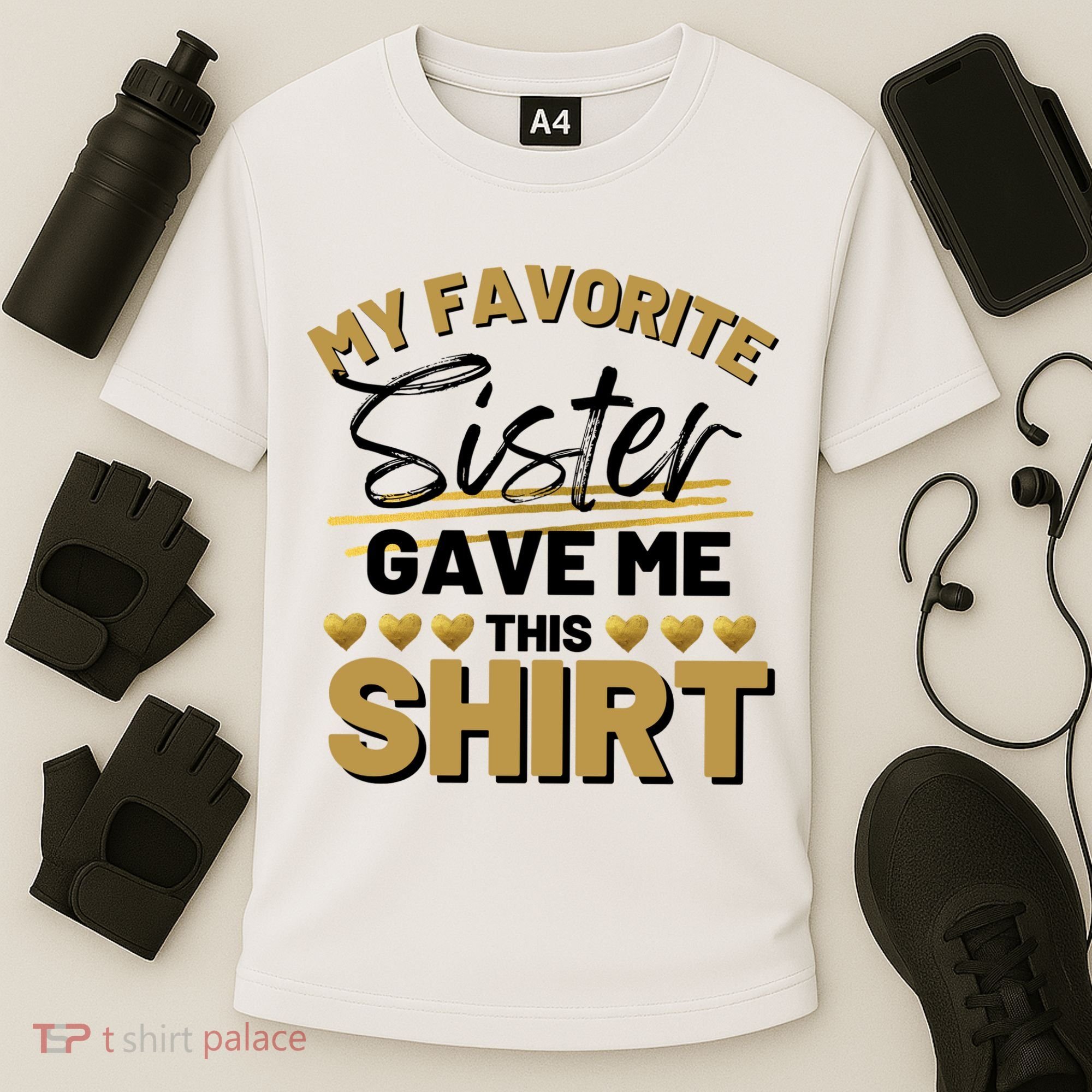 My Favorite Sister Gave Me This Cute Gift Cooling Performance Crew T-Shirt