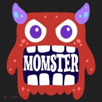 Momster Funny Spooky Halloween Women's Sweatshirt thumb 2